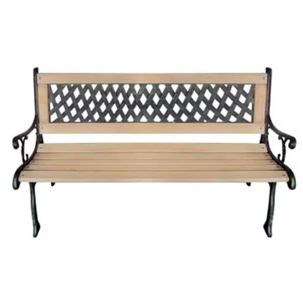 Banca de gradina, 122 cm, lemn