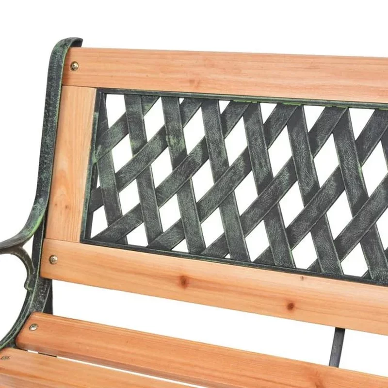 Banca de gradina, 122 cm, lemn